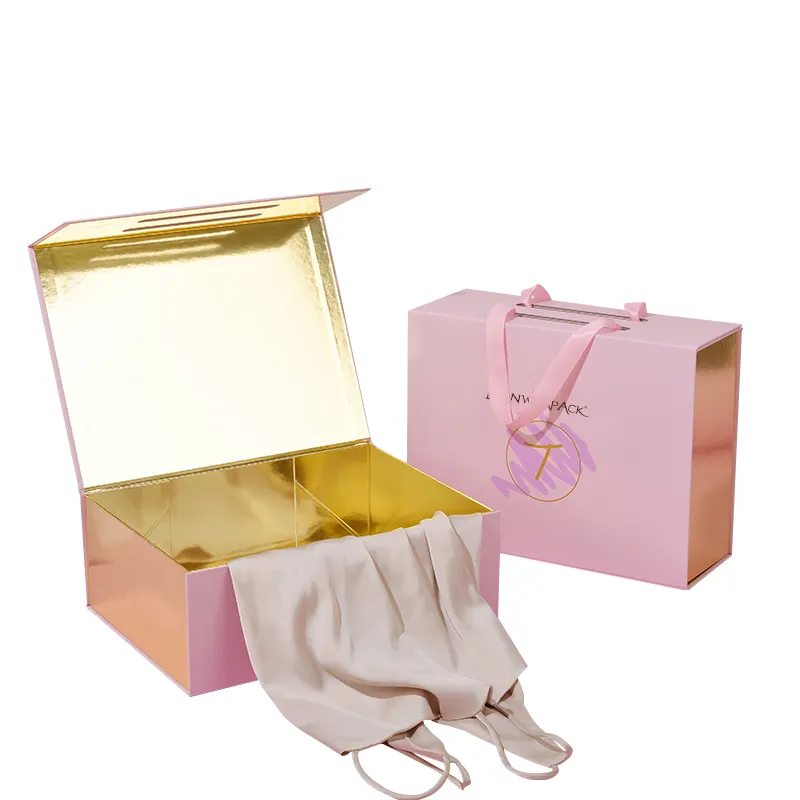 Lionwrapack Luxury and Sustainable Gifts Boxes Custom Logo Folding Boxes with Wig, Costume, and Women's Handbag Box Set