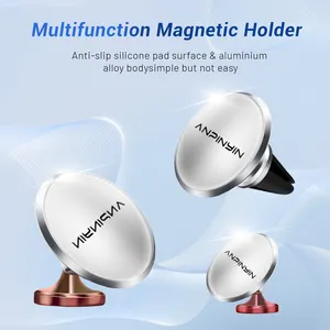 Supporto per Smartphone 360 rotazione magnetico supporto per telefono per auto adatto per iPhone 15 14 13 12 Pro Max Plus Mini MagSafe
