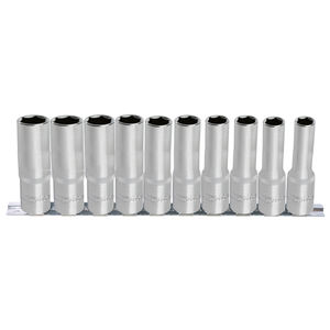 ULTIME®Jeu de 10 douilles à 6 pans Rail 1/4 \ "4-13mm Douilles - Product Image 1