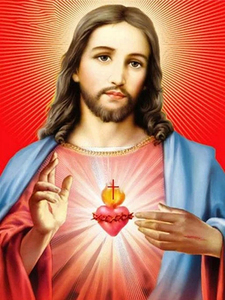 Peinture Diamant 5D Carrée/Ronde Complète, Thème Religieux, Décoration Maison, Cadeaux, Peinture Diamant Religieuse Madone Jésus - Product Image 3