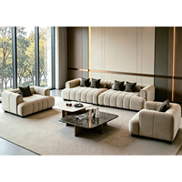Canapé de bureau modulaire de luxe moderne de style italien, 100 % cuir, écologique, pour hôtel, école, bureau - Vente chaude