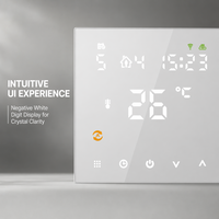 WiFi termostato inteligente de Control de válvula de agua para calentamiento de agua 7 días programable termostato Digital AC 90-240V