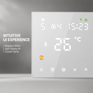 <span class=keywords><strong>Thermostat</strong></span> <span class=keywords><strong>intelligent</strong></span> WiFi AC 90-240V, pour contrôler l'eau, <span class=keywords><strong>Thermostat</strong></span> numérique <span class=keywords><strong>intelligent</strong></span> Programmable, 7 jours d'autonomie - Product Image 2