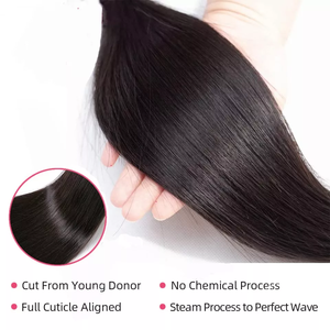 Hızlı Konsinye Altın Mükemmel Brezilyalı Saç Fiyatları 10A Sınıf Bakire Brezilyalı Ipeksi düz Dalga işlenmemiş insan saçı Uzatma - Product Image 4