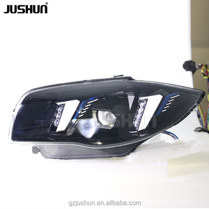 Fari Auto JUSHUN per BMW Serie 1 E87 E88 04-11 LED con Segnale Dinamico DRL, Aumento della Luminosità del 300% - Product Image 3