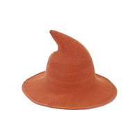 Gorro de Lana Tejido Plegable Unisex para Uso Diario, Fiestas, Pesca, Navidad, Halloween, Disfraz de Bruja, Accesorio de Disfraz y Uso Diario