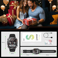 Reloj Inteligente HD AK103 para Hombre, Pantalla de 2.01 Pulgadas, Batería de 1400 mAh, Múltiples Modos Deportivos, IP68, Resistente, para Actividades al Aire Libre