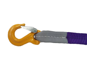 100% ポリエステルマルチレッグウェビングスリングリフティングスリング、フック付きリフティンググッド - Product Image 4