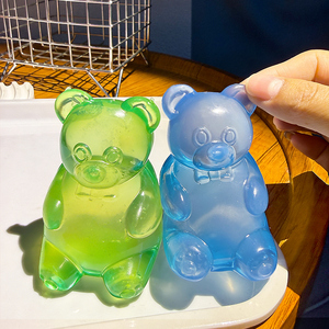 Luckykoo Sensory Fidget Stress Balls Maltose Filled TPR Material <b>Gummy</b> <b>Bear</b> Squishy Toys Give Away Gifts - Product Image 6
