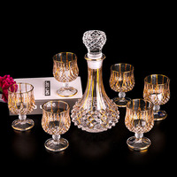 Ensemble de verres à vin, whisky et bière de style européen moderne et luxueux pour la maison, en verre transparent