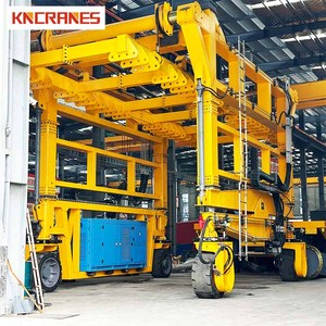 Straddle Carrier Mobile 35 Ton 60 Ton 80 Ton 50 Ton 40 Ton RTG Container Loading <b>Crane</b> With Rubber Tyre - Product Image 1
