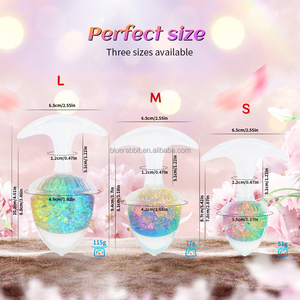 Silikon kristal Anal fişler toptan köpüklü Anal dildo cam boncuk Inidse fantezi seks oyuncakları ile - Product Image 4