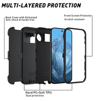 Étui Defender pour Google Pixel 10 Pro XL avec étui à clip de ceinture pour Google 10 Pro Coque arrière Étui robuste pour Pixel 0 Pro