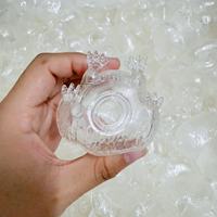 Jouet Squishy Capybara en Silicone Transparent, Formes Pomme, Grenade, Œuf, Boule Creuse, pour Artisanat DIY, Mini Anti-stress