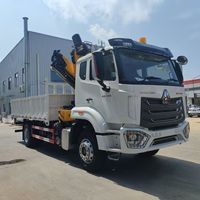 Grue de camion à flèche pliante robuste H0W0 à essieu unique CLW 10 tonnes Série G Zoomlion Moteur Weichai Boîte de vitesses/Pompe 23,5 m Roulement/Engrenage