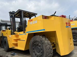 Used TCM FD230 Diesel <b>Forklift</b> Original Japan 23 Ton Heavy Container <b>Forklift</b> For Port Terminal Handling - Product Image 3