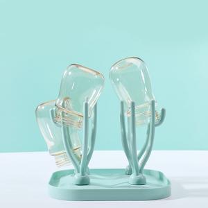 Séchoir à biberons pliable avec plateau d'égouttage amovible, support portable <span class=keywords><strong>pour</strong></span> le séchage des biberons de <span class=keywords><strong>lait</strong></span> <span class=keywords><strong>pour</strong></span> bébé - Product Image 5