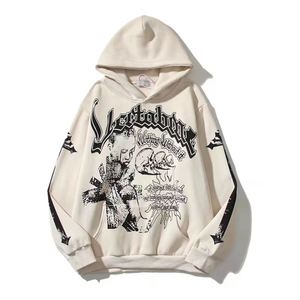 Las mejores sudaderas con capucha para hombre Fabricantes Sudadera con capucha con estampado de grafiti con letras Sudadera con capucha lisa en blanco Peso pesado sin cordón - Product Image 3
