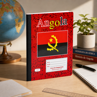 Cahier d'exercices agrafé format standard Ghana, personnalisable avec logo, pour usage quotidien des étudiants – Vente chaude directe usine