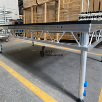Plateforme de Scène Litedeck Topfinger 2026 pour Concerts en Extérieur, 4x8 pieds, Escalier Intérieur, Podium, Plateforme en Aluminium – Vente Chaude
