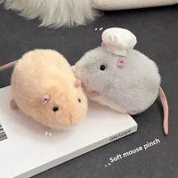 Peluche Souris Confortable Beanbag pour Enfants, Cadeau d'Anniversaire avec Rembourrage en Coton PP et Peluche Ultra Douce