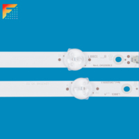 Bandes LED pour rétroéclairage de télévision pour 43 pouces 43PFT5503 43PFS5801 43PFS5823 LB43046 V0_02 E465853 16260B 81010 EVERLIGHT LBM430M