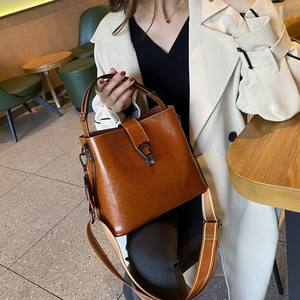 Sacs à main vintage AndoBag pour femmes, sac seau en cuir de vache véritable, grande capacité, sacs à bandoulière, sacs à main 1003 - Product Image 4