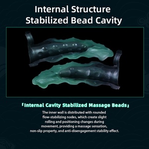 YOCY Funda de Silicona para Pene con Nudo Grande, Extensor de Pene, Anillo para el Pene, Retrasa la Eyaculación, Estimulador Vaginal, Juguete Sexual para Hombres - Product Image 6