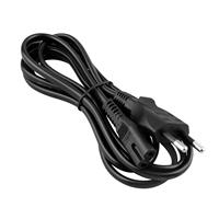 Câble d'alimentation Europlug noir qui est disponible en plusieurs longueurs et est souvent utilisé pour les appareils qui nécessitent moins d'énergie.
