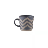 Nordique rétro 11oz grès céramique tasse à eau nouveau Design 350ml argile tasse à café tasses en céramique verres