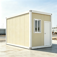 Casas Contenedor Modulares Prefabricadas de Acero, 10/20 pies, Portátiles, Desmontables, Diseño Moderno para Oficina