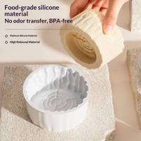 Nouveau moule à gâteau à cavité unique de 4 pouces, forme Charlotte, pour mousse, qualité alimentaire, pour desserts français, compatible four