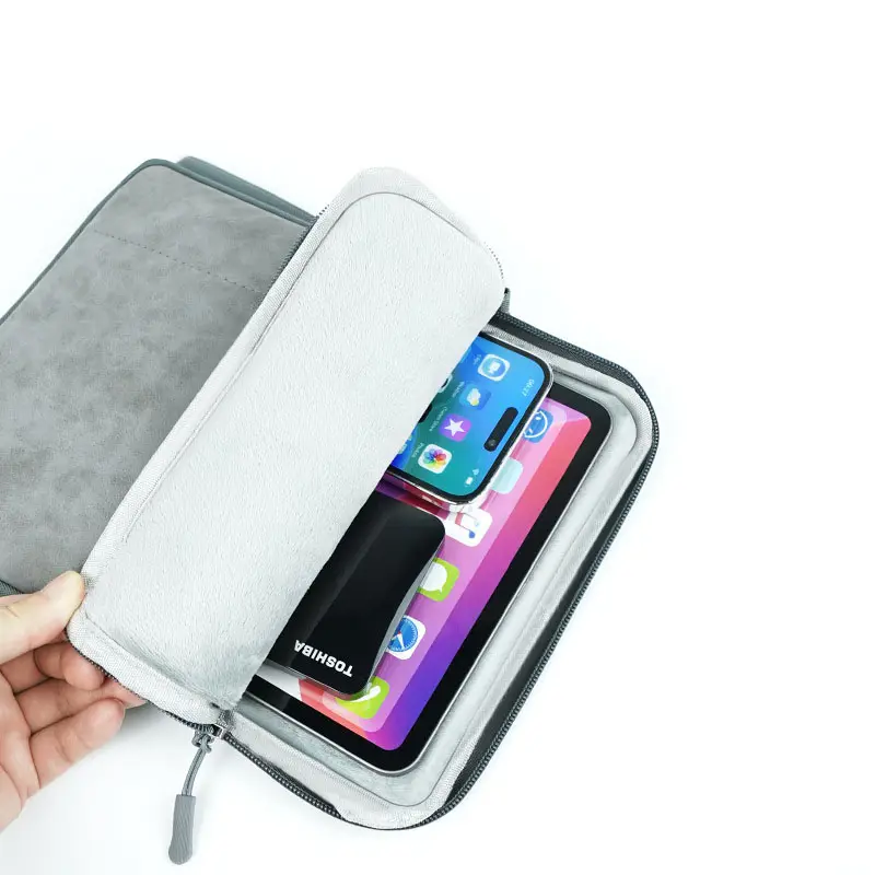 Grosir kustom 9 10 11 inci tas Tablet tahan air tas Liner koper portabel Laptop kantong lengan sarung tas penutup untuk MacBook