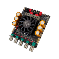 WUZERVON SUB1200Q Qualcomm QCC3034+ES9023 Carte d'amplification numérique d'extension de subwoofer 600W * 2 Amplificateur opérationnel TI NE5532
