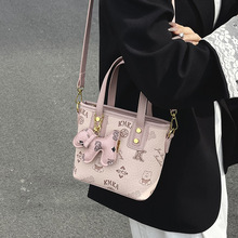 <span class=keywords><strong>Bolso</strong></span> de Hombro Cruzado <span class=keywords><strong>Mini</strong></span> de Piel Sintética Grabada para Mujer, Novedad 2026 - Product Image 4