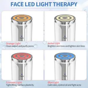 6 In 1 RF Device For Home Use Skin Tightening Machine Light Therapy Facial Massager Eye Neck Lifting Beauty Equipment