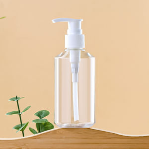 Bouteille de shampooing à presse personnalisée en usine de 200/300ml Bouteille de lotion pour les soins de la peau en plastique PET Bouteille de gel douche à épaule inclinée de 500ml - Product Image 5