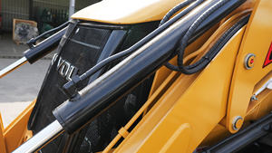 LOVOL pembaca roda 4x4, muatan depan 8 Ton Backhoe <span class=keywords><strong>Loader</strong></span> Retroescavadeira dengan sertifikasi CE - Product Image 4