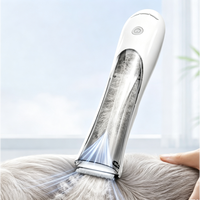 Tondeuse à poils pour animaux de compagnie USMILEPET, vente chaude, en plastique ABS, aspiration par le vide, rechargeable, professionnelle, pour chiens et chats