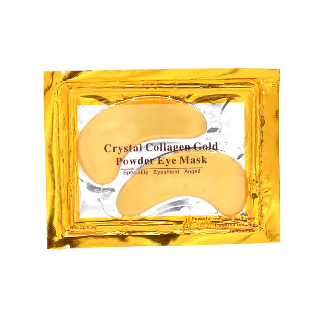 Collagene 24k oro maschera per gli occhi e Gel per la fronte Golden Patch antirughe idrogel sotto gli occhi cerotti collagene maschera per gli occhi