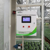 Système de contrôle intelligent de serre IoT WiFi 4G LoRa avec surveillance à distance via application |   Contrôleur de température, d'humidité et de CO2 pour l'irrigation automatique, OEM