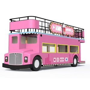 Customized Black Mobile Food <b>Trailer</b> Fast Food Truck Cart - Product Image 1