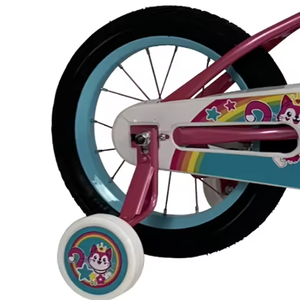 Vélos pour filles et enfants 2026, nouveau design, cadre en acier, frein arrière, pédale ordinaire, 4 roues, vitesse unique, pas cher - Product Image 2
