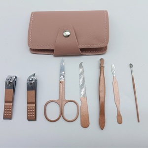 <span class=keywords><strong>7Pcs</strong></span> Biểu Tượng Tùy Chỉnh Cắt Móng Tay Kit Nail Clipper Móng Chân Kéo Cắt Kit <span class=keywords><strong>Mini</strong></span> Chăm Sóc Móng Tay Sản Phẩm Salon Làm Móng Tay Thiết Lập - Product Image 3