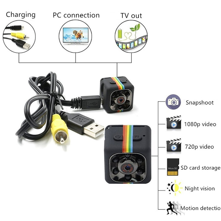 Plus petit IR Détection De Mouvement Full HD 1080p Vision Nocturne Sécurité caméscopes Vidéo DVR DV Mini Caméra de Corps