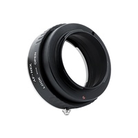 Anneau adaptateur en aluminium AF-NEX pour objectifs Alpha Minolta AF de type A vers appareils photo NEX à monture E (noir + argent, mise au point manuelle)
