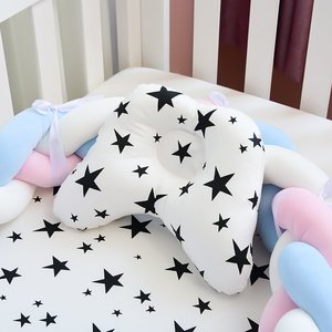 Valla retorcida 100% algodón ropa de cama para cuna de bebé suave transpirable uso doméstico cubierta de nido para bebés recién nacidos ropa de cama - Product Image 4