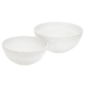 ชุดชามเซรามิกสีขาวดีไซน์ธรรมชาติ MAGU Bowl จำนวนสองใบ - Product Image 1