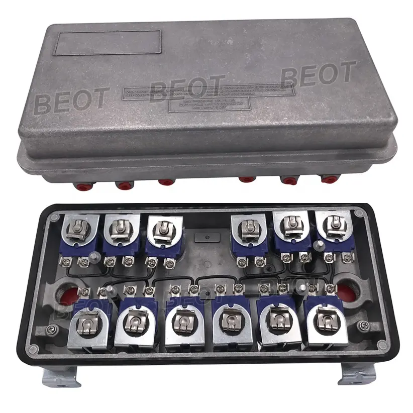 3-12V / 3-12V12 / 3-12V12000-331 Tipe Remote Control 12 Valve Kandang Kotak untuk RCA3D Katup Pilot
