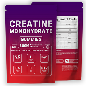 Vitahealthy OEM Etichetta Privata Gommose alla Creatina 800mg Confezione da 3 Testate per Fitness Quotidiano <span class=keywords><strong>e</strong></span> Nutrizione Sportiva - Product Image 1